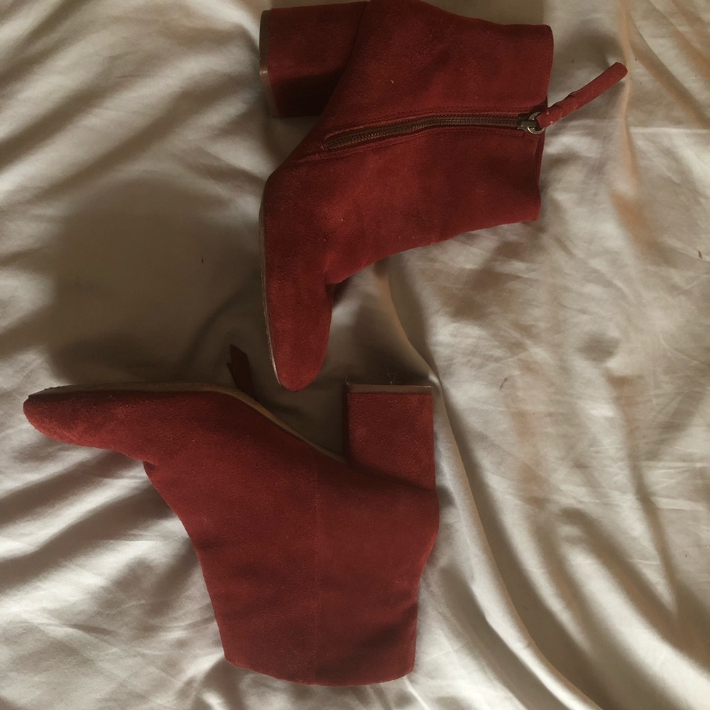 Splendid Red ankle boots